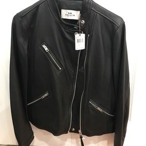 Brand new coach leather jacket
